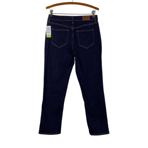 NWT Lands End Dark Wash Jeans Sz. 6P - Picture 2 of 12